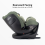 Amana Siena Twist+ 360 Spin ALL STAGE i-Size Car Seat - Sage Green (Exclusive to KK) 