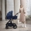 Babymore Chia Travel System Coco with Base - Midnight Blue