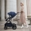 Babymore Chia Travel System Coco with Base - Midnight Blue