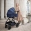 Babymore Chia Travel System Coco with Base - Midnight Blue