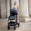 Babymore Chia Travel System Pecan with Base - Midnight Blue