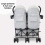 My Babiie MB12 Lightweight Twin Stroller - Grey (MB12GRY)