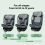 My Babiie Spin Group 0+/1/2/3 i-Size Isofix Car Seat - Slate Blue (MBCSSPINCH)