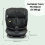 My Babiie Group 1/2/3 i-Size Car Seat - Black (MBCS123BBL)