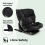 My Babiie Group 1/2/3 i-Size Car Seat - Black (MBCS123BBL)