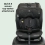 My Babiie Group 1/2/3 i-Size Car Seat - Black (MBCS123BBL)