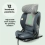 My Babiie Group 1/2/3 i-Size Car Seat - Charcoal (MBCS123BCH)