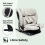 My Babiie Group 1/2/3 i-Size Car Seat - Oatmeal (MBCS123BOM)