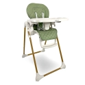 My Babiie Deluxe Highchair - Quilted Green (MBHC11QG)