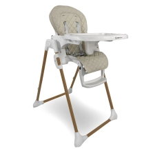 My Babiie Deluxe Highchair - Quilted Oatmeal (MBHC11QO)