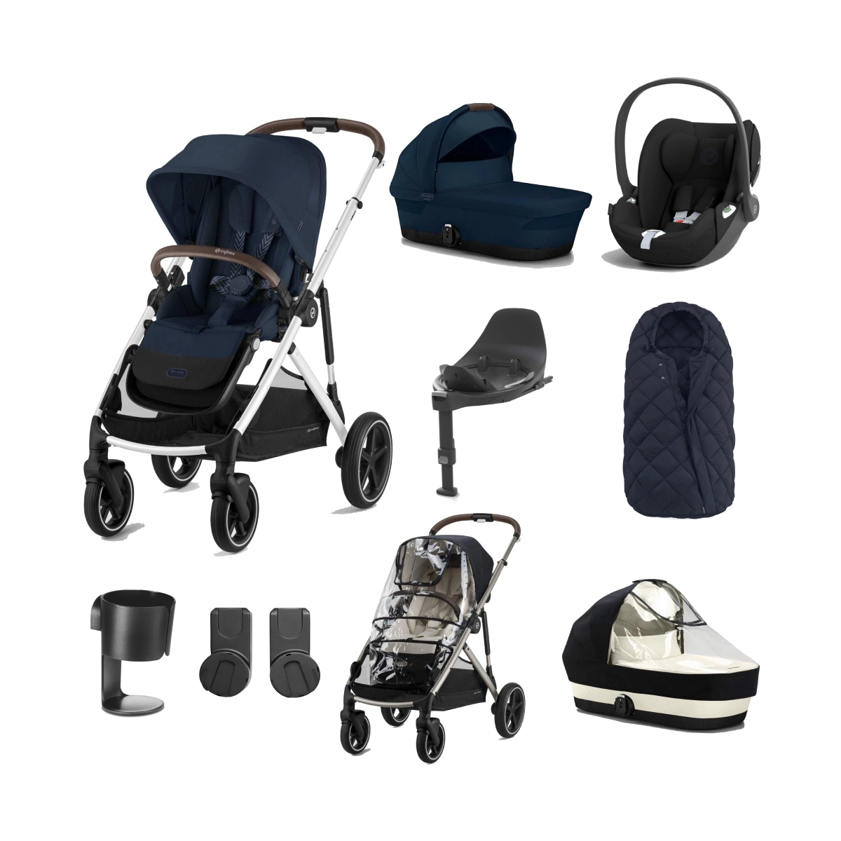 Cybex Gazelle S 8 Piece Bundle With Cloud T Car Seat