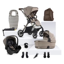 Silver Cross Reef 2 Special Edition with First Bed Folding Carrycot & Ultimate Pack - Frappe