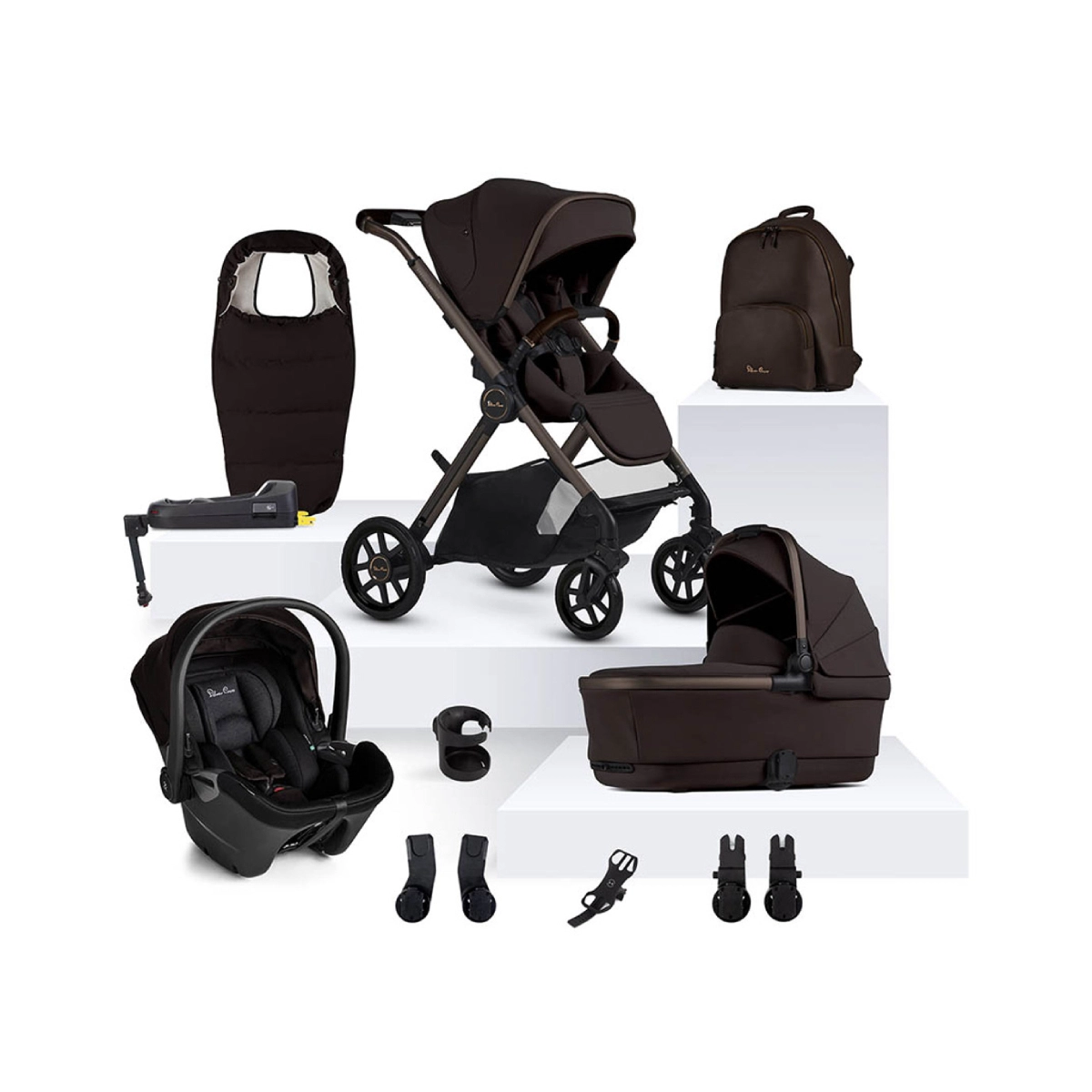 Silver Cross Reef 2 Special Edition with First Bed Folding Carrycot Ultimate Pack