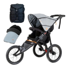 Out 'n' About Nipper Sport V5 Adventure Bundle - Rock Salt Grey