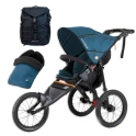 Out 'n' About Nipper Sport V5 Adventure Bundle - Highland Blue