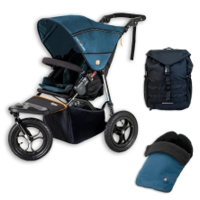 Out 'n' About Nipper V5 All Terrain Pushchair Adventure Bundle - Highland Blue