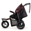 Out 'n' About Nipper V5 All Terrain Pushchair Adventure Bundle - Bramble Berry Red