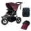 Out 'n' About Nipper V5 All Terrain Pushchair Adventure Bundle - Bramble Berry Red