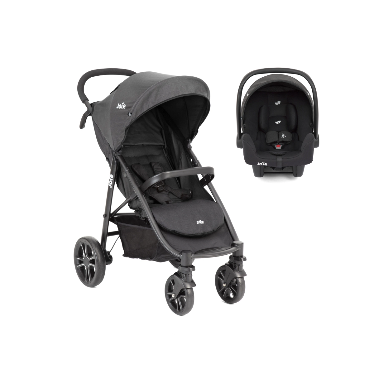 Joie Litetrax E 3in1 Travel System Bundle Coal