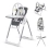 miniuno TouraGo Bundle Package with Stay Close Crib & Yumo MultiPlus Highchair - Anthracite