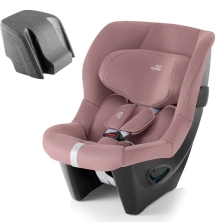 Britax Römer Safe-Way M Group 1/2 Car Seat - Dusty Rose + Free Leg Spacer Worth £24.99!