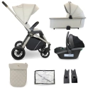 My Babiie MB450i Dani Dyer 3 in 1 Travel System - Ivory (MB450iIV)