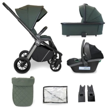 My Babiie MB450i Billie Faiers 3 in 1 Travel System - Forest Green (MB450iSG)