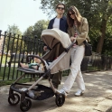 Bababing Auto Fold Compact Stroller - Almond