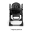 Silver Cross Gourmet Highchair - Black