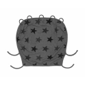 Dooky Universal Sunshade - Grey Stars