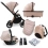 My Babiie MB450i Billie Faiers 3 in 1 Travel System - Pastel Pink (MB450iPP)