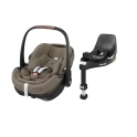 Maxi Cosi Pebble 360 Pro2 Car Seat & FamilyFix 360 Pro Base Bundle - Twillic Truffle