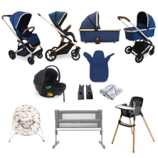 My Babiie MB500i Dani Dyer 11 Piece Everything You Need Travel System Bundle - Opal (MB500iDDOP)