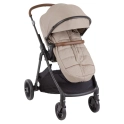 Graco Near2Me Pushchair With Luxury Footmuff and Rain Cover-Oatmeal