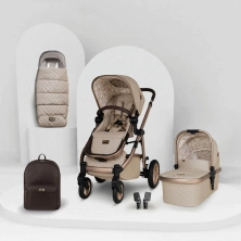 Cosatto Wow 3 Pram and Accessory Bundle - Whisper