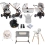 My Babiie MB500i Dani Dyer 11 Piece Everything You Need Travel System Bundle - Rose Gold Marble (MB500iDDMR)