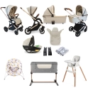 My Babiie MB500i Dani Dyer 11 Piece Everything You Need Travel System Bundle - Stone (MB500iDDST)