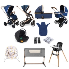 My Babiie MB500i Dani Dyer 11 Piece Everything You Need Travel System Bundle - Opal (MB500iDDOP)