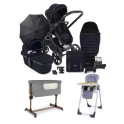 iCandy Peach 7 Pushchair Complete Exclusive Home Bundle - Black Edition