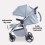 My Babiie MB160 Dani Dyer Pushchair - Blue Plaid (MB160DDBP)