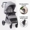 My Babiie MB160 Samantha Faiers Pushchair - Grey Leaf (MB160SFGF)