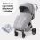 My Babiie MB160 Samantha Faiers Pushchair - Grey Leaf (MB160SFGF)