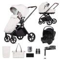 Venicci Claro 10 Piece Britax Baby-Safe i-Size Travel Bundle - Vanilla