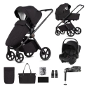 Venicci Claro 10 Piece Britax Baby-Safe i-Size Travel Bundle - Noir