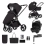 Venicci Claro 10 Piece Baby-Safe Core Travel Bundle - Noir