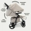 My Babiie MB200i Billie Faiers iSize Travel System - Beige Boucle (MB200iBFBN)