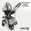 My Babiie MB200i Billie Faiers iSize Travel System - Beige Boucle (MB200iBFBN)