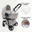 My Babiie MB200i Billie Faiers iSize Travel System - Beige Boucle (MB200iBFBN)