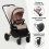 My Babiie MB450i Billie Faiers 3 in 1 Travel System - Pastel Pink