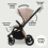 My Babiie MB450i Billie Faiers 3 in 1 Travel System - Pastel Pink